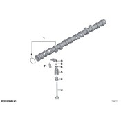 BMW Engine Camshaft - Genuine BMW 11317584803