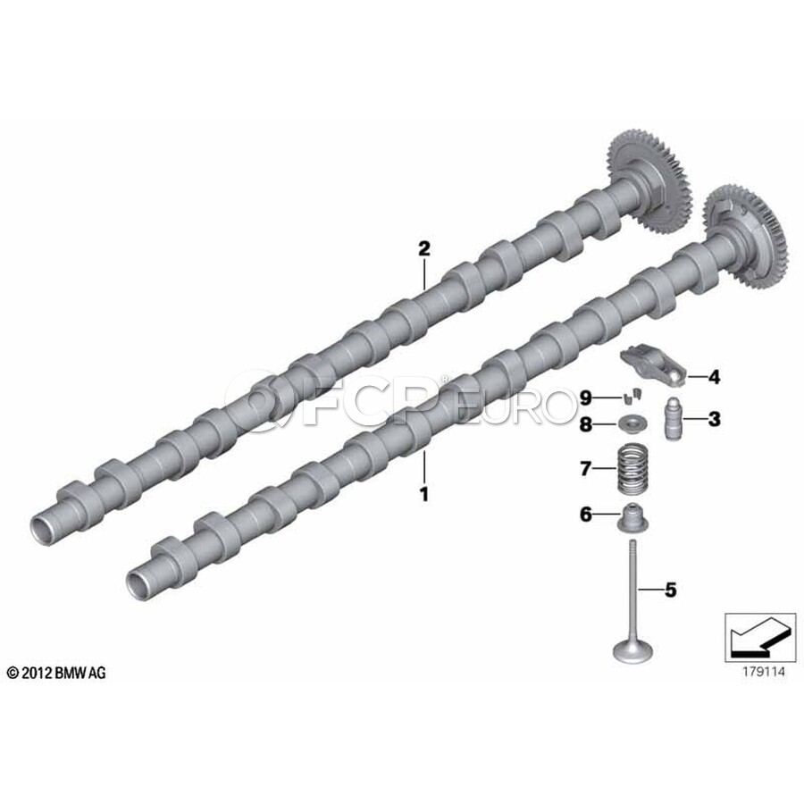 BMW Engine Camshaft - Genuine BMW 11318575439 | FCP Euro