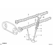 BMW Intake Valve W.Oversize Va.System +01Mm (330-604mm) - Genuine BMW 11341739832