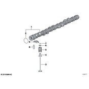 BMW Exhaust Valve (270-596mm) - Genuine BMW 11347553774
