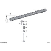 BMW Exhaust Valve - Genuine BMW 11347847033