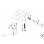 BMW Engine Oil Pump Pickup Tube with Screen - Genuine BMW 11417520059