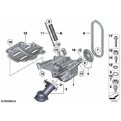 BMW Engine Oil Pump Pickup Tube - Genuine BMW 11417585603