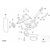 BMW Oil Pipe - Genuine BMW 11421435022