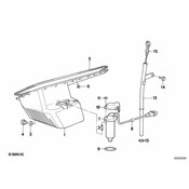 BMW Guide Tube (L=565-8mm) - Genuine BMW 11431718843