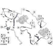 BMW Turbocharger Auxiliary Water Pump - Genuine BMW 11517629914