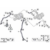 BMW Engine Auxiliary Water Pump - Genuine BMW 11517631545