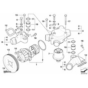 BMW Engine Water Pump Pulley - Genuine BMW 11517840381