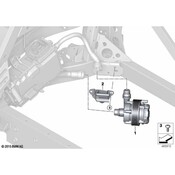 BMW Engine Auxiliary Water Pump - Genuine BMW 11518600287