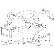 BMW Water Hose - Genuine BMW 11531247203