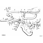 BMW Coolant Thermostat Housing - Genuine BMW 11531307238