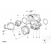 BMW Engine Coolant Thermostat Housing - Genuine BMW 11531710493