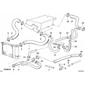 BMW Water Hose - Genuine BMW 11531739552