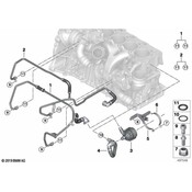 BMW Turbocharger Coolant Line - Genuine BMW 11538091175