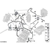 BMW Coolant Line - Genuine BMW 11538542070