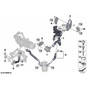 BMW Engine Coolant Hose - Genuine BMW 11538573157