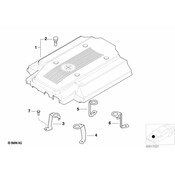 BMW Bracket Front Left - Genuine BMW 11611742209