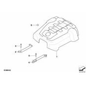 BMW Bracket For Sound Insulation Hood (Cyl 5-8) - Genuine BMW 11617545203