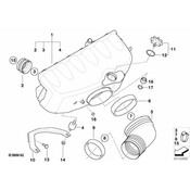 BMW Air Duct - Genuine BMW 11617836381