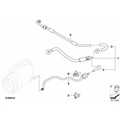 BMW Sucking Jet Pump With Lines - Genuine BMW 11617836602