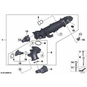 BMW Intake Manifold With Flap Control - Genuine BMW 11618514731