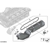 BMW Intake Manifold Gasket - Genuine BMW 11618610666