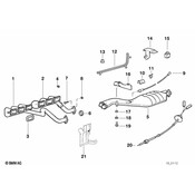 BMW Exhaust Manifold - Genuine BMW 11621308366