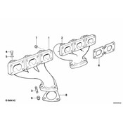 BMW Exhaust Manifold - Genuine BMW 11621716736