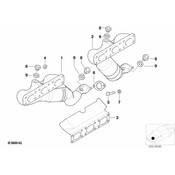 BMW Exhaust Manifold with Catalytic Converter - Cylinders 1-3 (Rebuilt) - Genuine BMW 11627503673