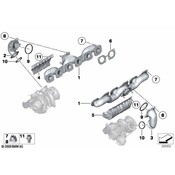 BMW Exhaust Pipe to Manifold Gasket - Genuine BMW 11627561965
