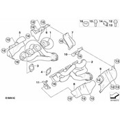 BMW Exhaust Heat Shield - Genuine BMW 11627838416