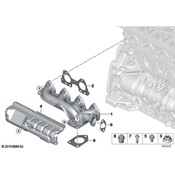 BMW Exhaust Heat Shield - Genuine BMW 11628509117