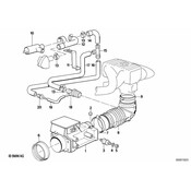 BMW Hose - Genuine BMW 11631707697