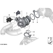 BMW Turbocharger - Genuine BMW 11655A01D10