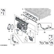 BMW Exchange Turbocharger With Exh.Manifold - Genuine BMW 11655A178E2