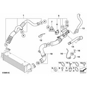 BMW Bracket Charge-Air Ducting - Genuine BMW 11657556962