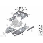 BMW Heat Protection - Genuine BMW 11657843233