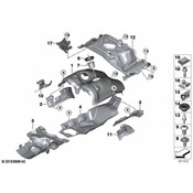 BMW Turbocharger Mount Heat Shield - Genuine BMW 11657852127