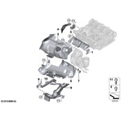 Mini Turbocharger Mount Heat Shield - Genuine Mini 11658647243