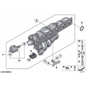 BMW Exhaust Manifold Bracket - Genuine BMW 11658658586