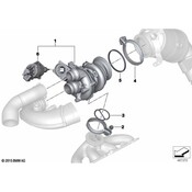 BMW Turbocharger - Genuine BMW 11659494375