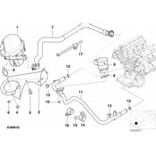 BMW Pressure Hose Assy - Genuine BMW 11721407777