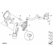 BMW Secondary Air Pump Bracket - Genuine BMW 11727557905