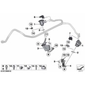 BMW Manifold Differential Pressure Sensor - Genuine BMW 11727574305