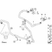 BMW Pressure Hose Assy - Genuine BMW 11727840980