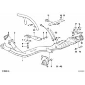 BMW Remanufactured Exhaust Pipe Catalyst - Genuine BMW 11769059155