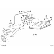 BMW Oxygen Sensor - Genuine BMW 11781734796