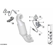 Mini Cooper Oxygen Sensor Wire Guide - Genuine Mini 11787547747