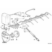 BMW Spark Plug Wire Set - Genuine BMW 12121726037