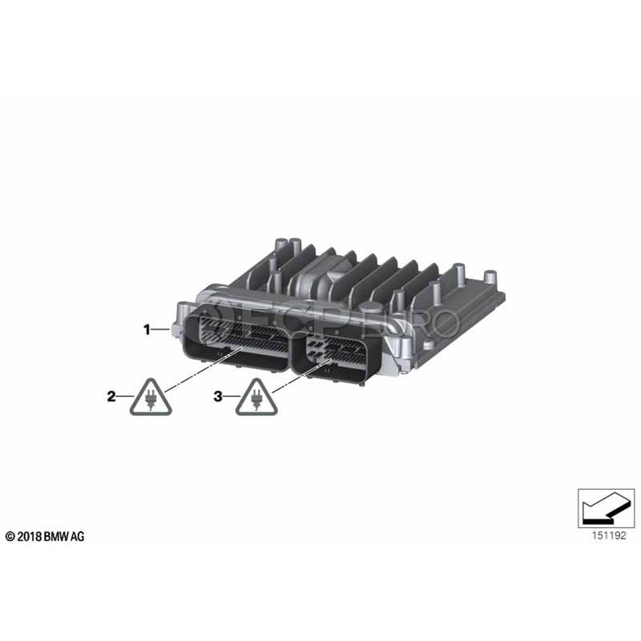 BMW Engine Control Module - Genuine BMW 12147602216 | FCP Euro
